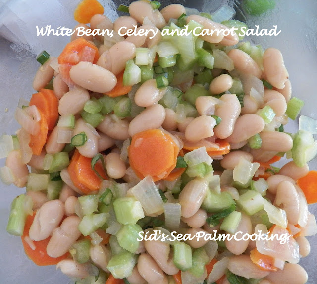 White Bean, Celery and Carrot Salad