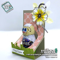 Stampin' Up! Easter Chocolate Holder Idea order craft supplies from Mitosu Crafts UK Online Shop