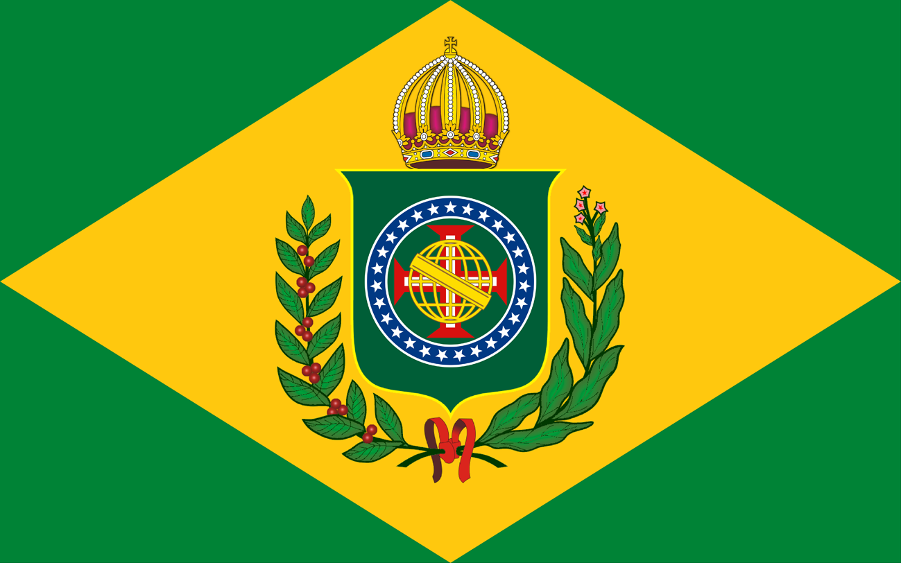 Bandeira do Brasil Imperial - Modelo (10 X 16) - Crédito da Imagem: Emanuel Nunes Silva