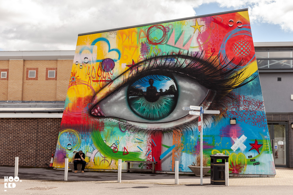 My Dog Sighs Street Art Mural in Cheltenham, UK
