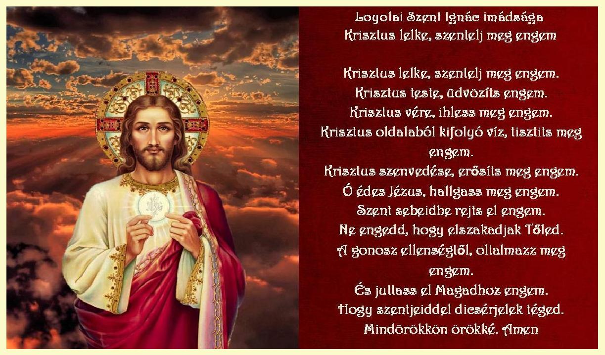 loyola szent ignác napi imja 2019