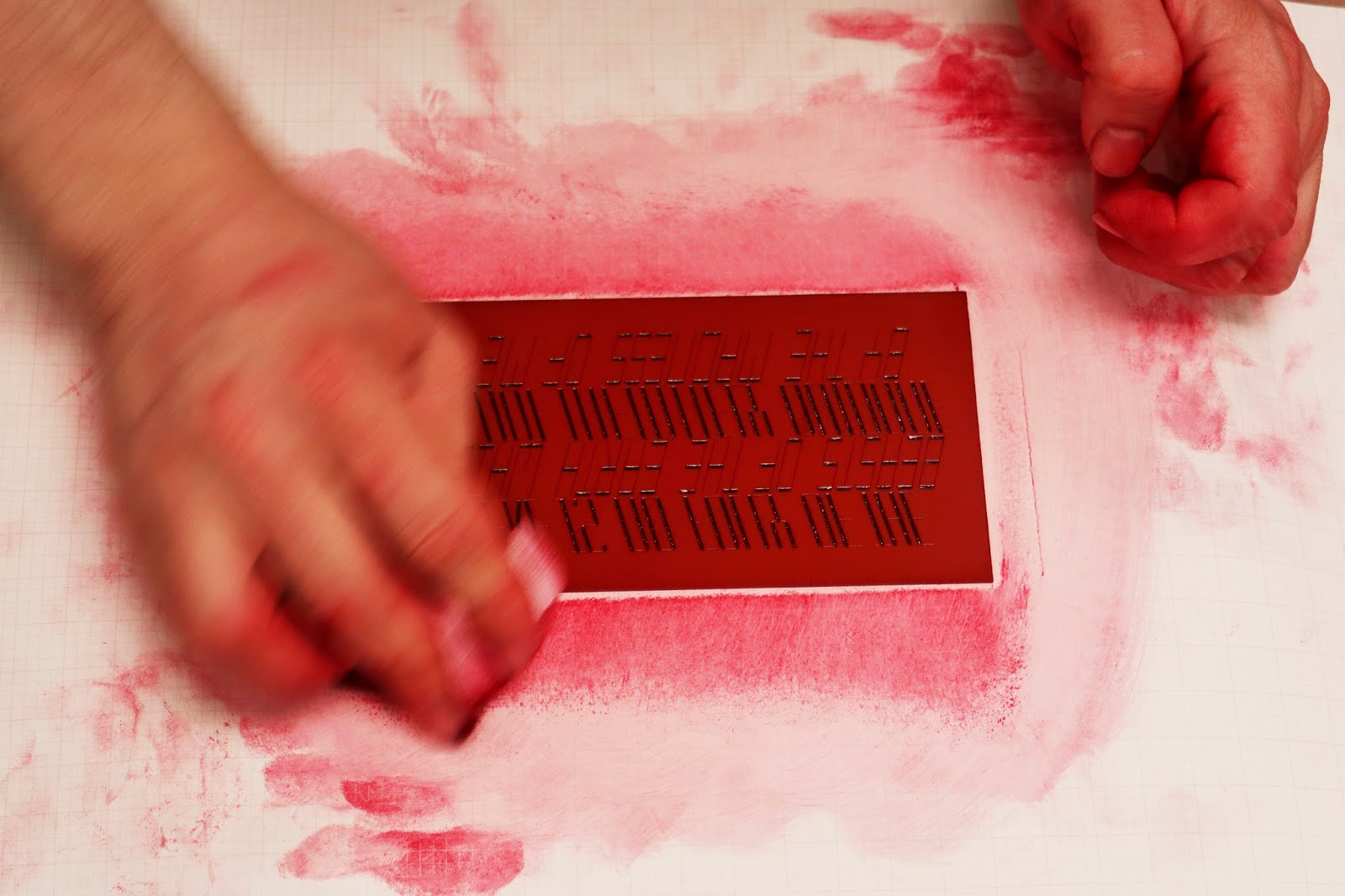 In Progress: Photopolymer Intaglio Printing Process used in Character ...