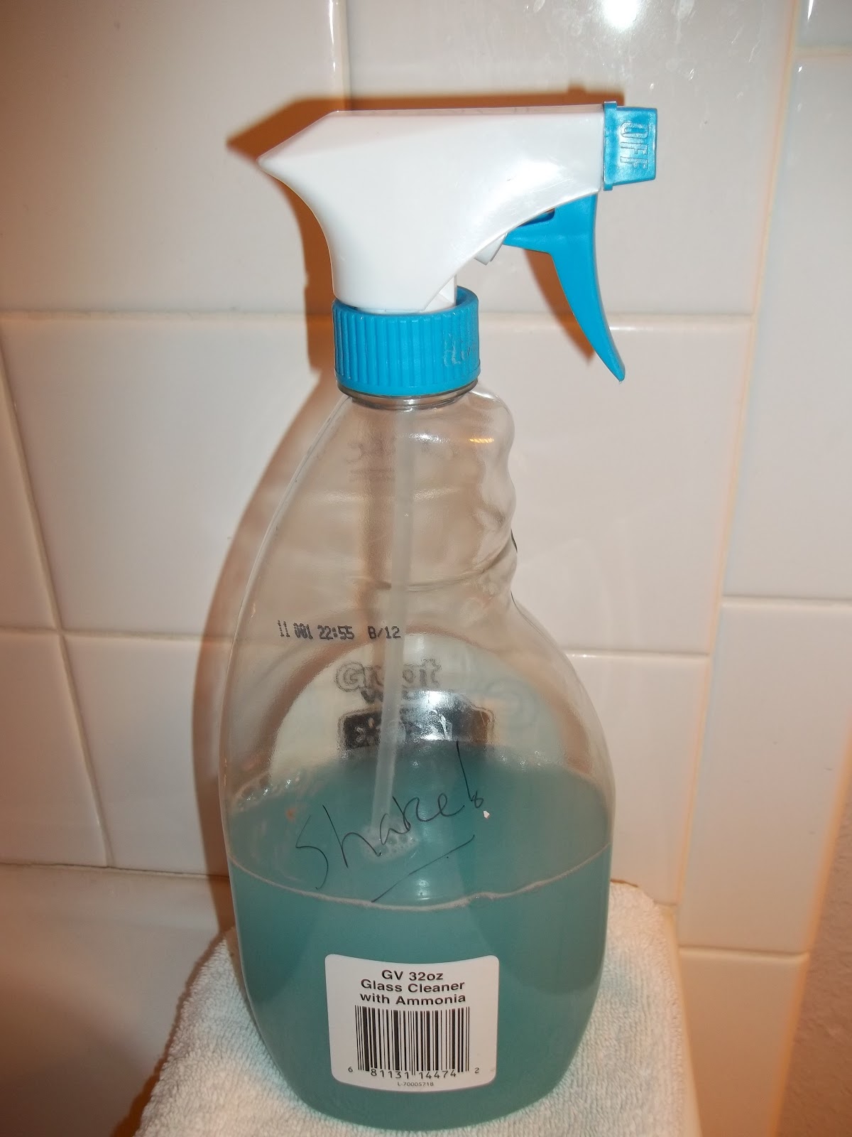 If you do stuff, stuff gets done Homemade Glass Cleaner
