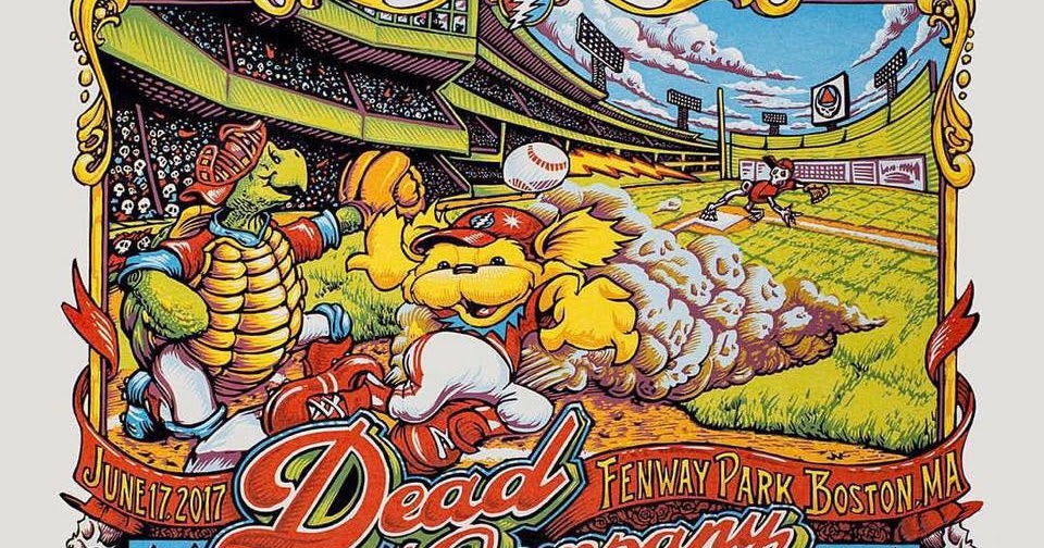 INSIDE THE ROCK POSTER FRAME BLOG Dead & Company Boston Posters By AJ