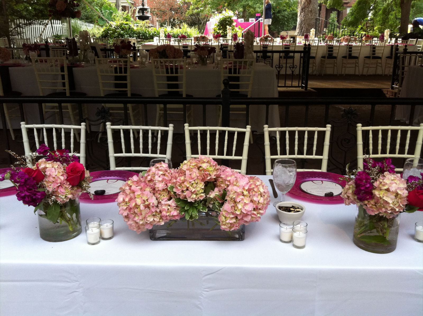 sisters floral design studio: Reception at Lemp Mansion