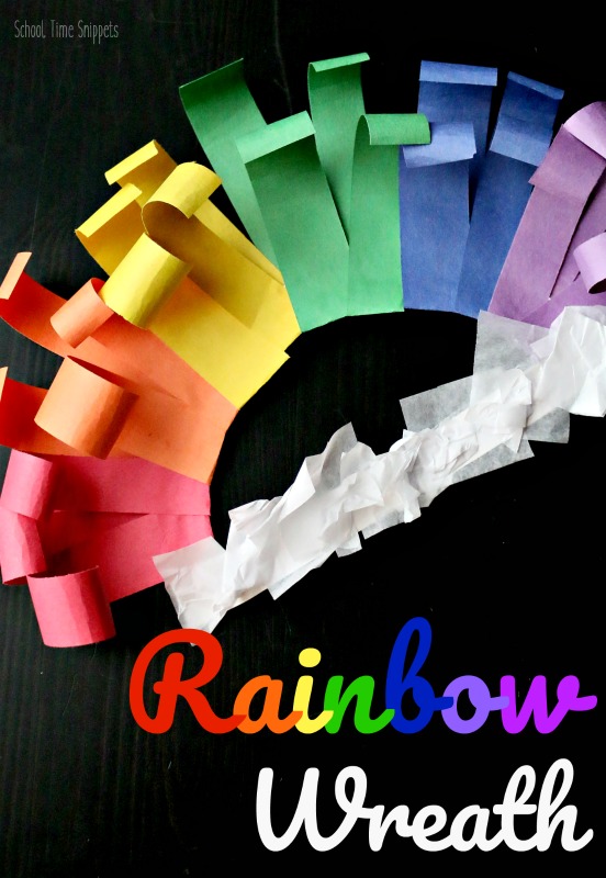 Rainbow Paper Craft for Kids School Time Snippets