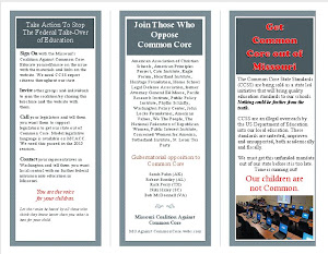 MO Coalition Against Common Core Brochure