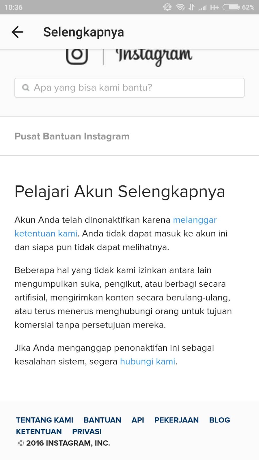 Neng Iroh Blog Mengatasi Instagram Disable Account Terbaru Pasti