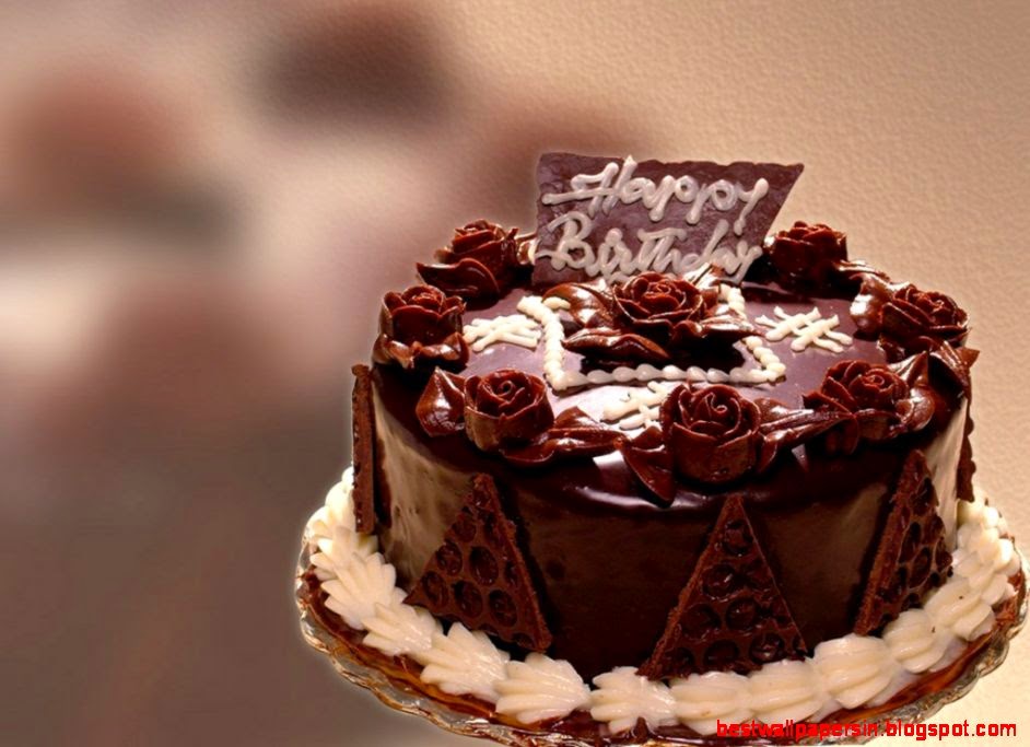 Big Chocolate Cake Wish You Happy Birthday Wal 11139 Wallpaper