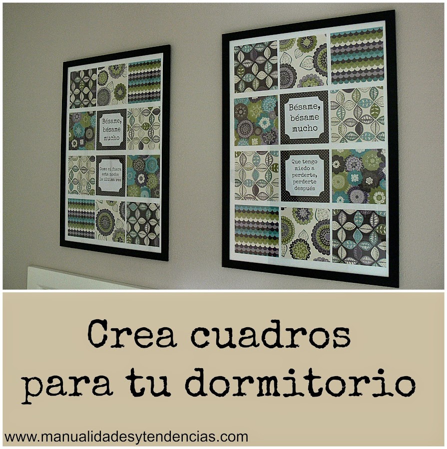 cuadros DIY para el dormitorio