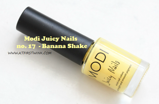 Review: Modi Juicy Nails no. 17 - Banana Shake