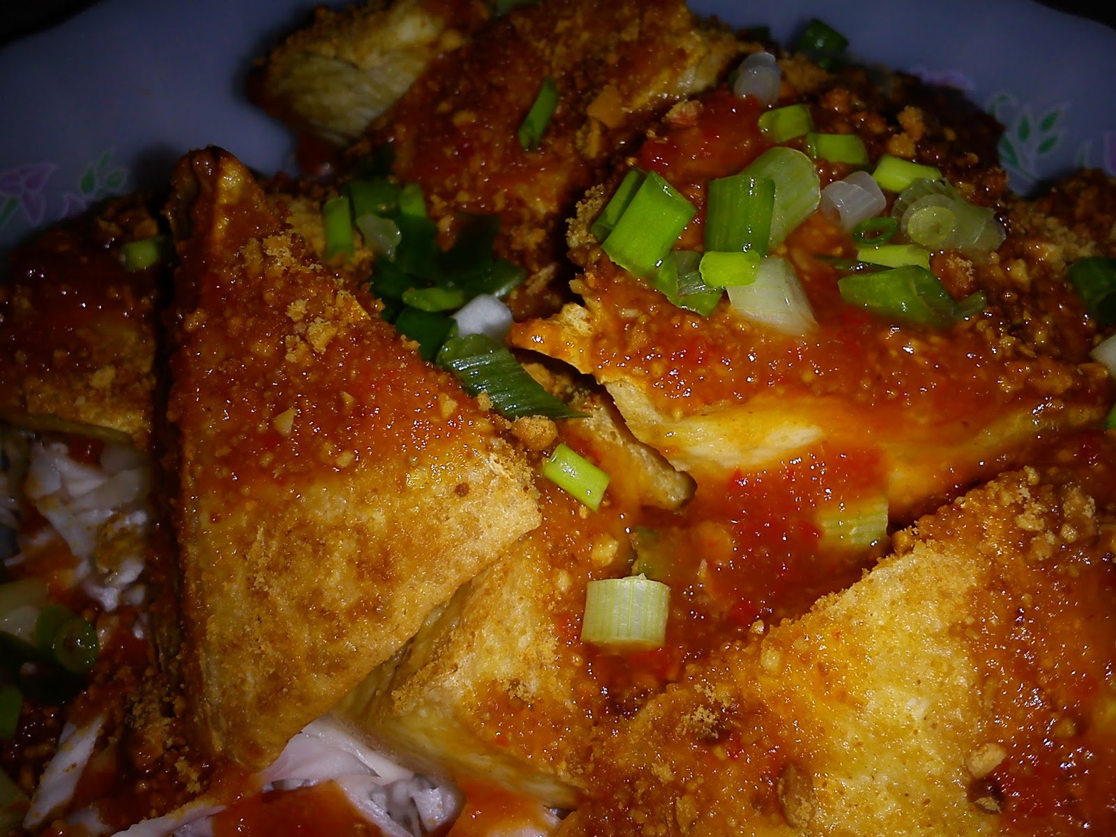 Cooking Pleasure FRIED BEANCURD WITH SWEET CHILLI PEANUT SAUCE