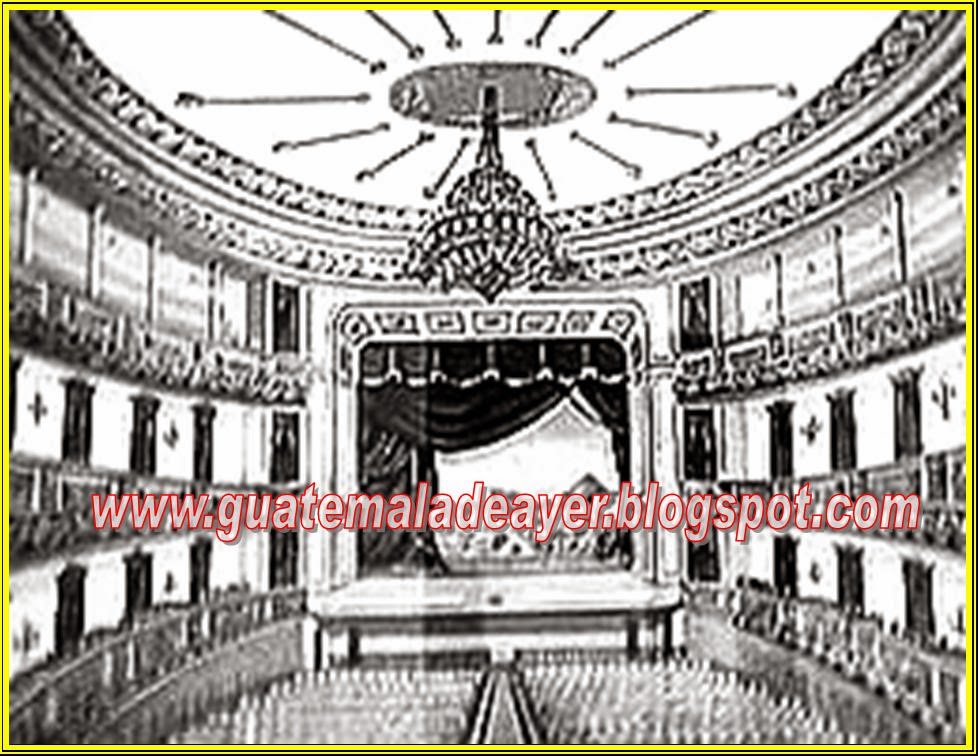 Historia de la Ciudad de Guatemala Teatro Carrera Teatro Nacional