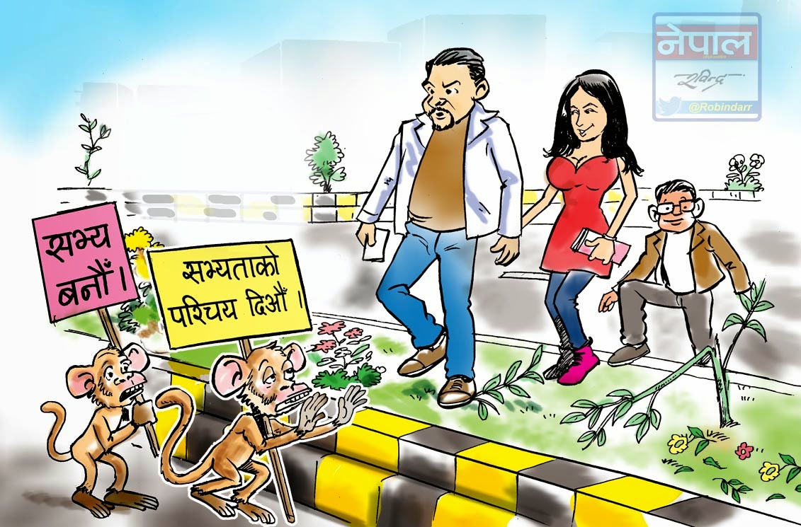 Rabindra Manandhar Best 10 Nepal Magazine Cartoons of 2014