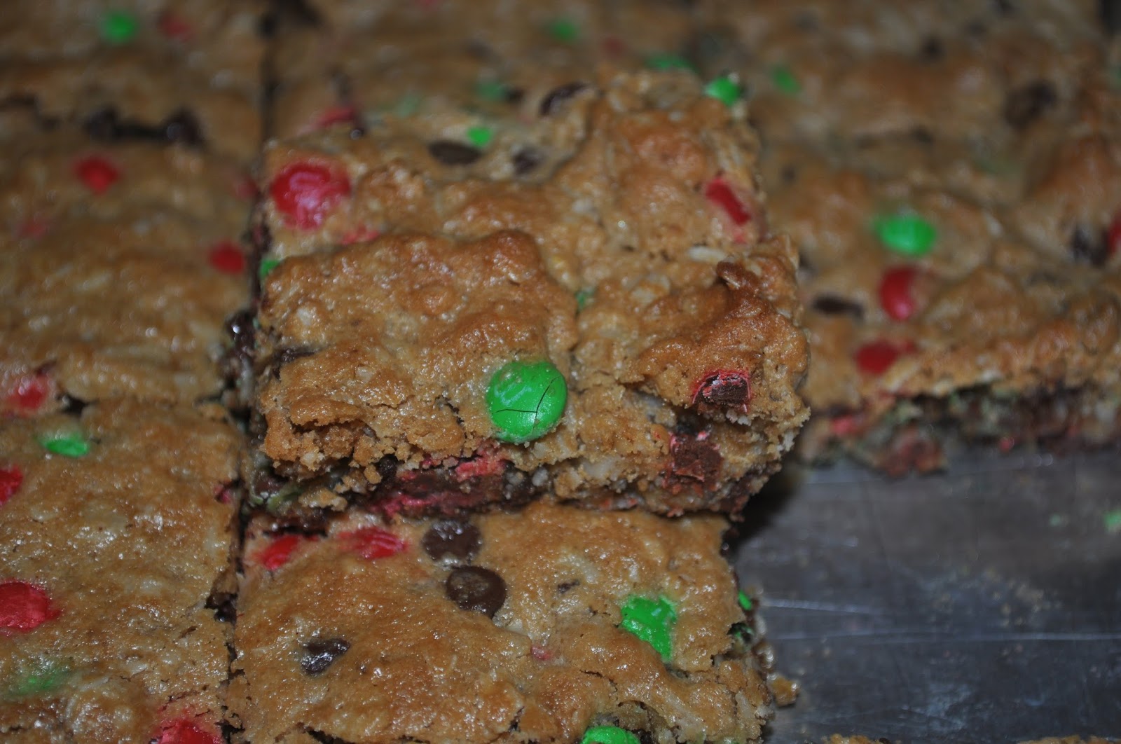 Beth's Favorite Recipes Monster Cookie BarsNo Flour