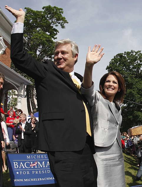 Student challenges Michelle Bachmann on Marriage    