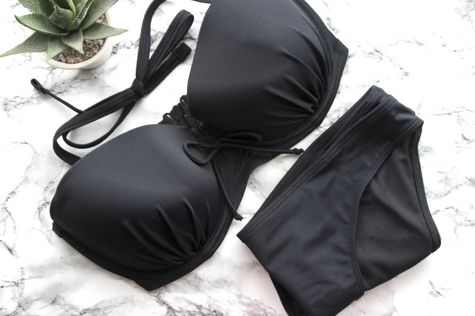 black bikini bottoms asda