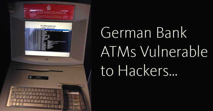 Report: German Bank ATMs vulnerable to Hackers