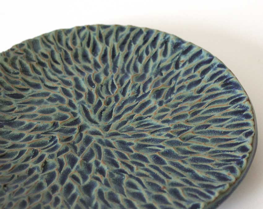 It's About Art and Design Carved Pottery Plate