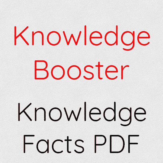 Knowledge Booster PDF