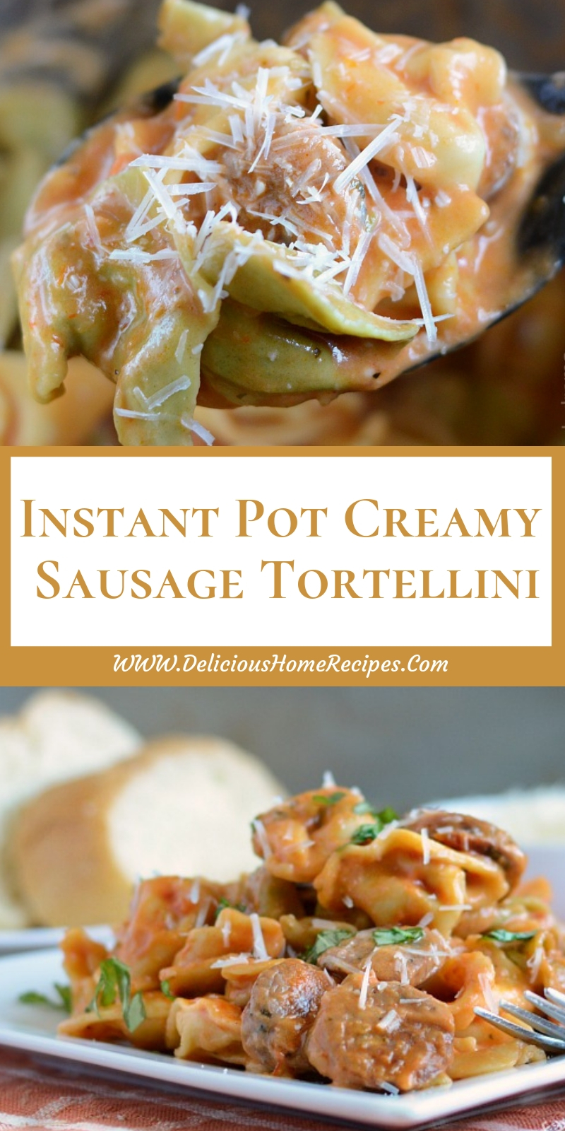 Instant Pot Creamy Sausage Tortellini Instant Pot Creamy Sausage Tortellini