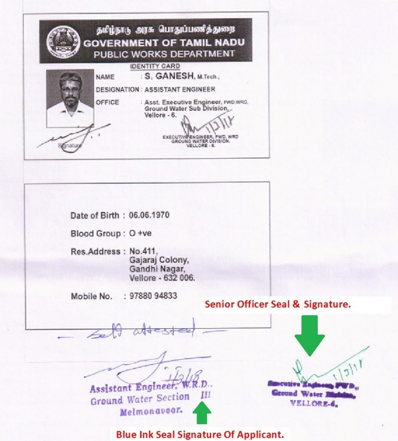 Digital Signature Certificate Govt Officials & Organization Application