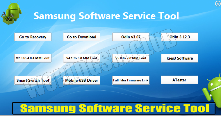 Samsung Software Service Tool Samsung Software Service Tool