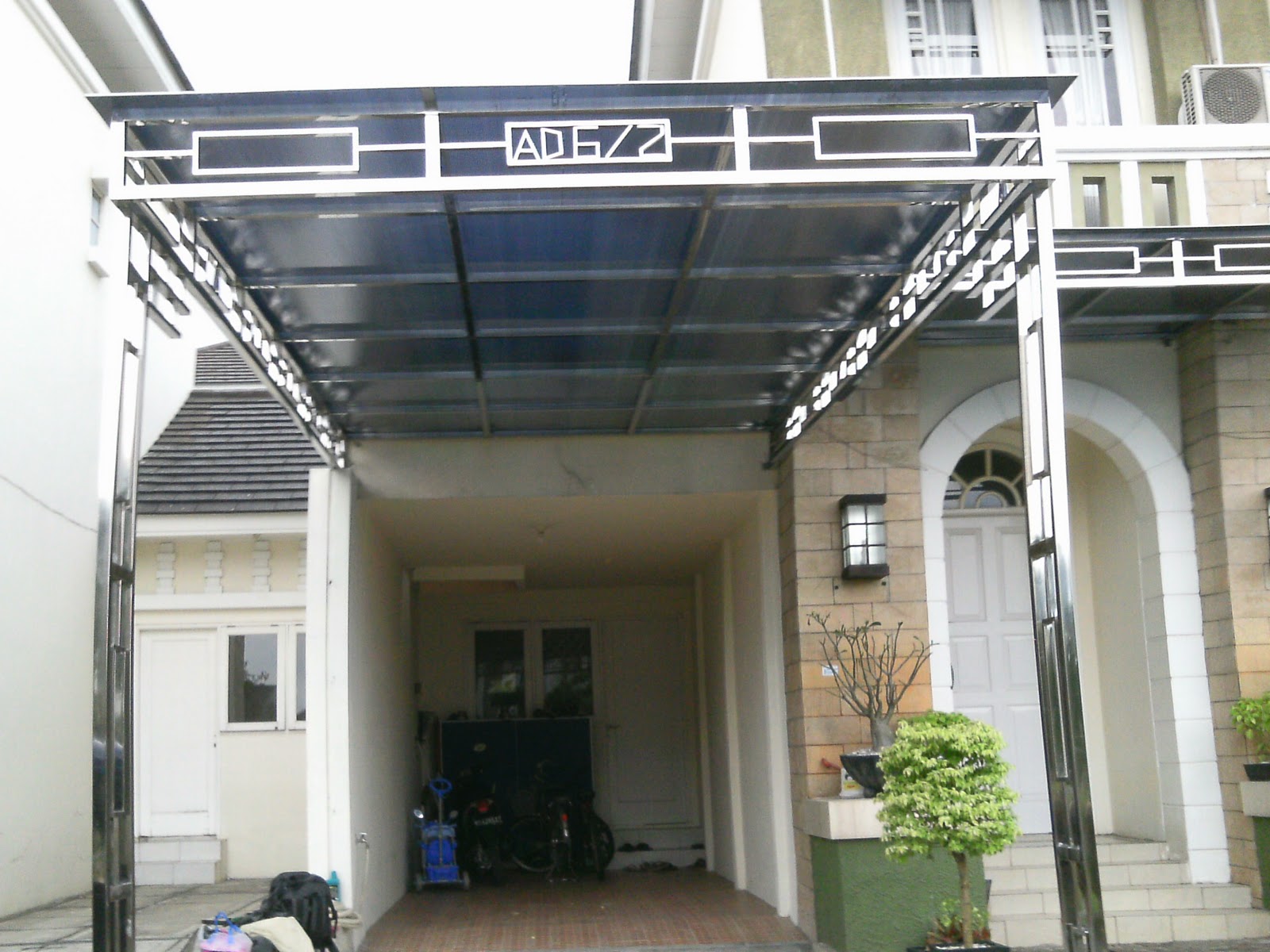 rangka kanopi stainless