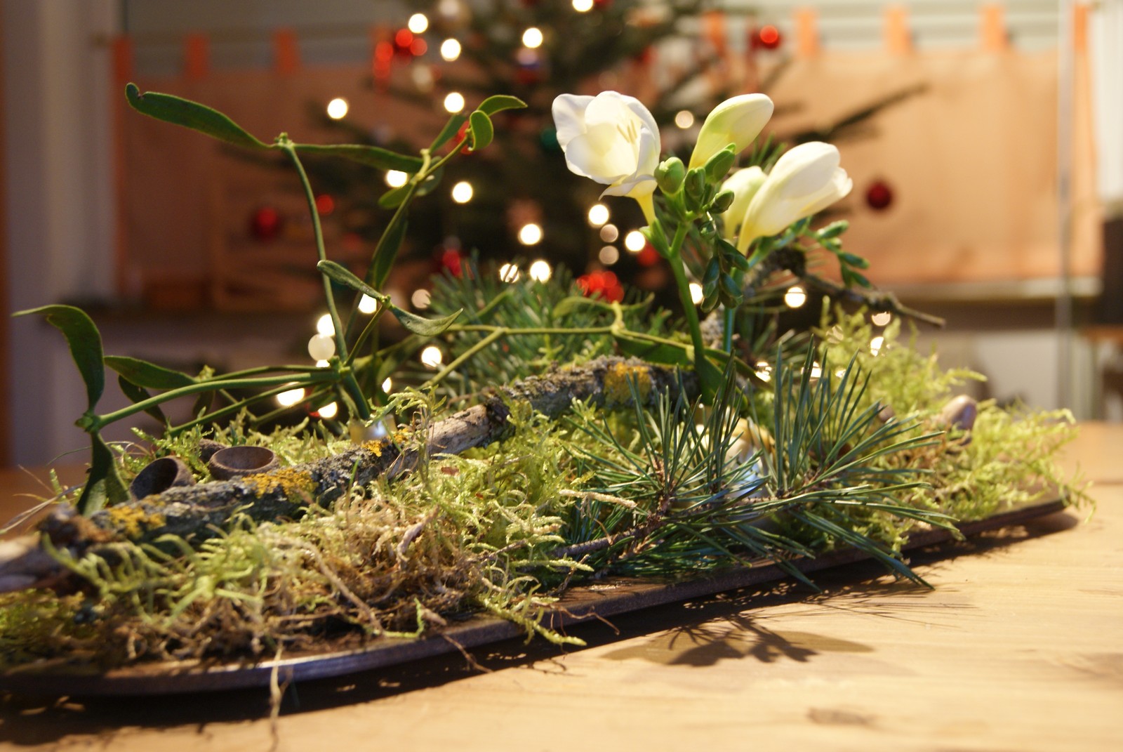 Filz und Garten - Gartenblog: Winterliche Tischdekoration