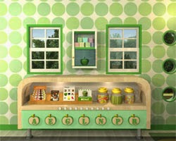 Juegos de Escape Fruit Kitchen 2 - Green Apple