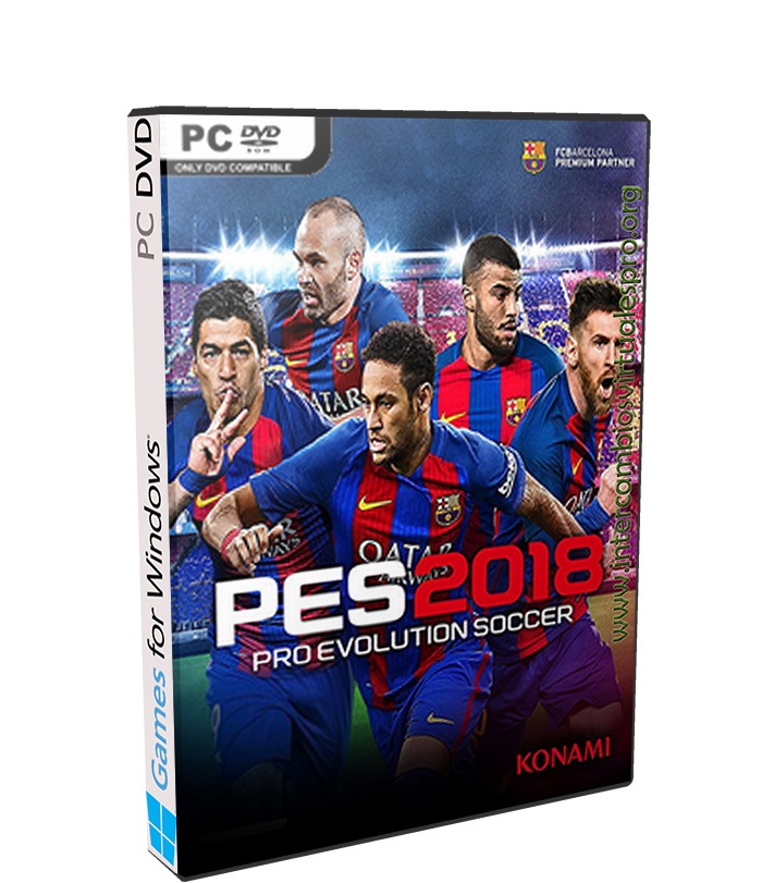 PRO EVOLUTION SOCCER 2018 poster box cover
