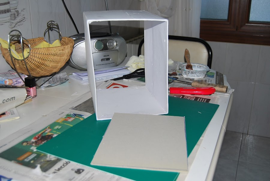 Como hacer una caja de carton para ficheros.