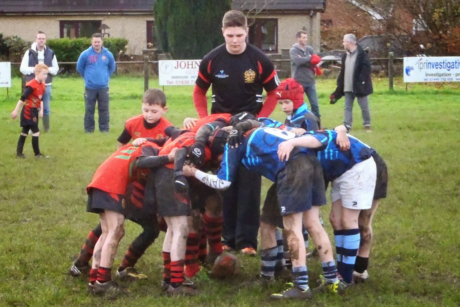 Mumbles Dragons Under 11's Rugby Team: Glynneath V Dragons (Away) 08/12/13