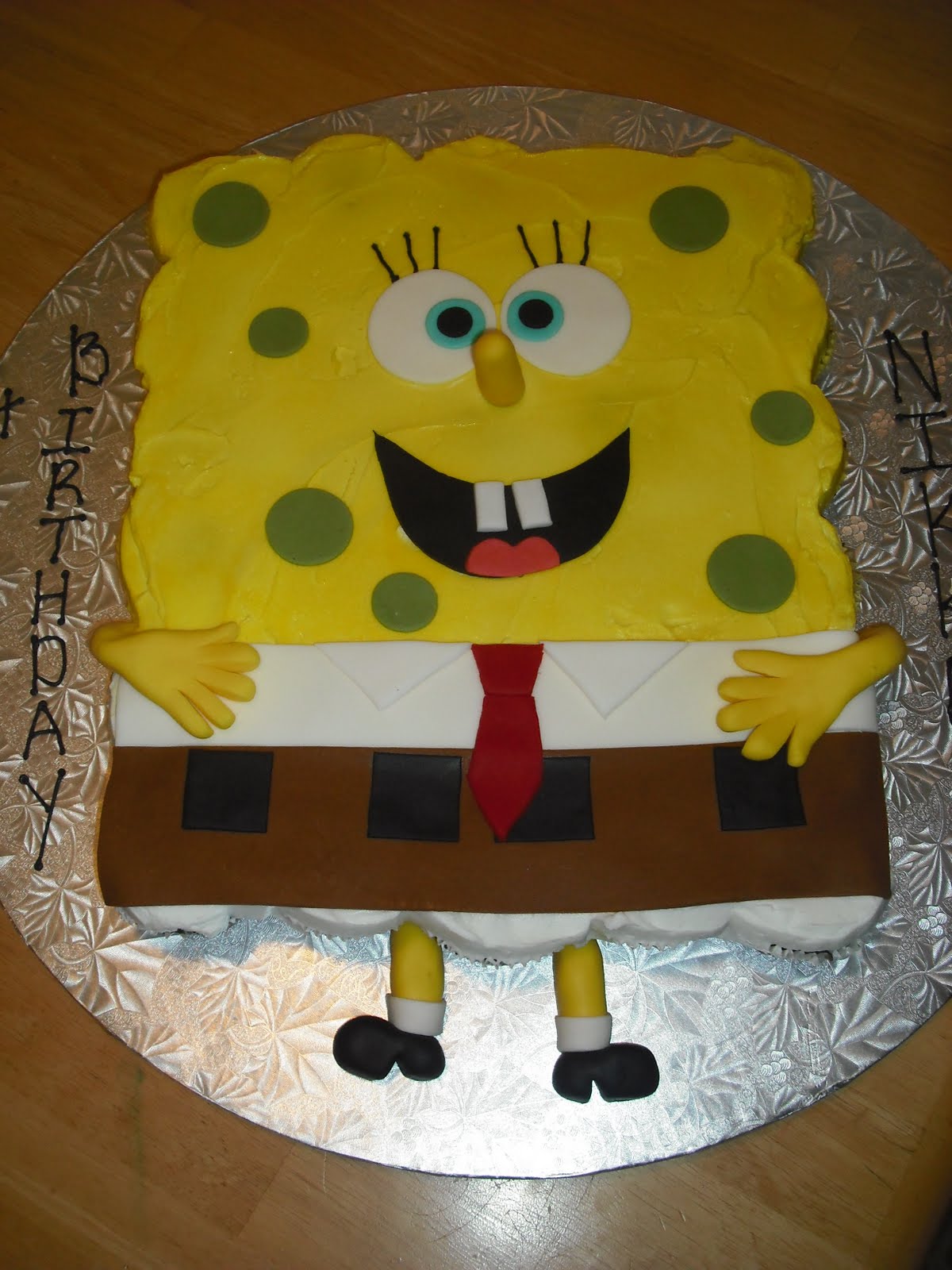 Sprinklebelle Spongebob Cupcake Cake
