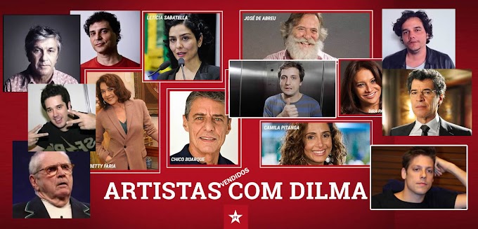 Artistas Petistas Picam a Mula Após Comprovação de que Dilma se Elegeu com Dinheiro Roubado da Petrobrás