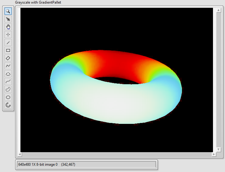 Moonlight savings time Grayscale height map to color gradient conversion.