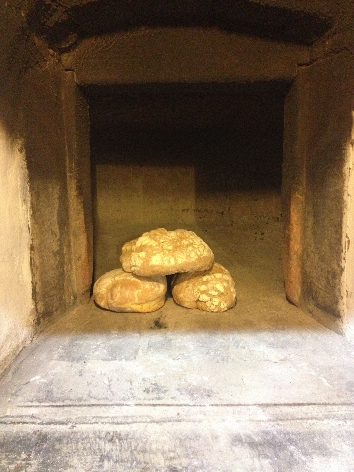 Le Prunaie Pane toscano cotto nel forno a legna