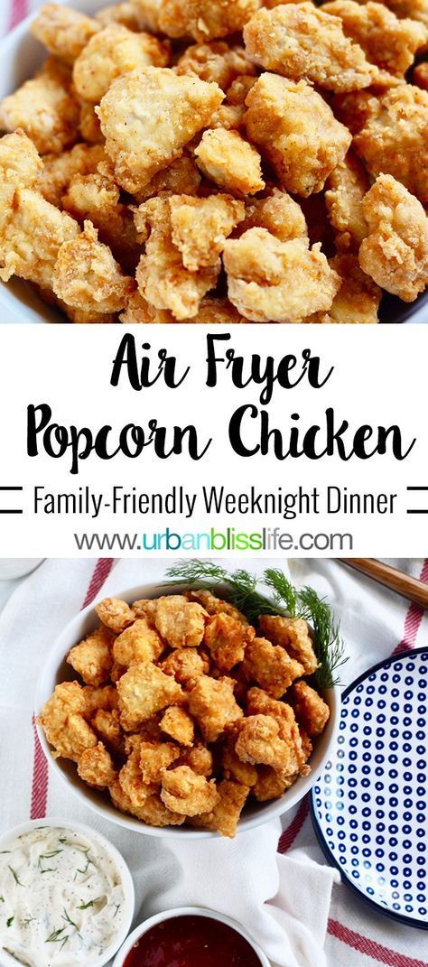 Air Fryer Popcorn Chicken Recipes