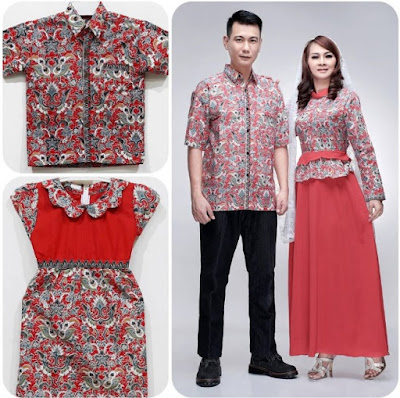 Baju seragam batik keluarga Baju seragam batik keluarga
