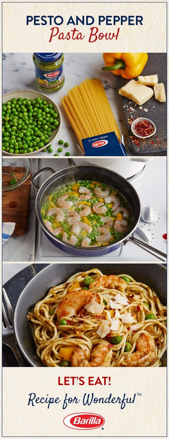 Barilla® Pesto And Pepper Pasta Bowl
