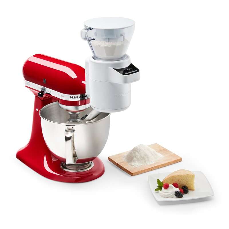 Review ﻿KitchenAid Sifter with Scale Attachment KSMSFTA Mixers