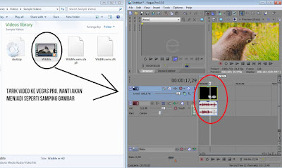 Cara mengecrop video melalui editing Vegas Pro. untuk Pemula