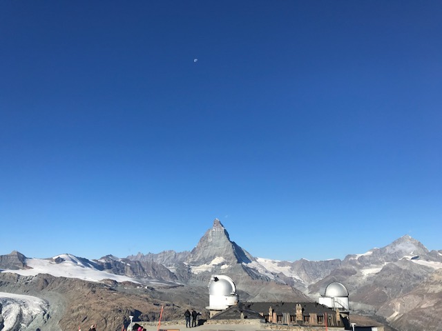 スイス・ツェルマットのゴルナーグラート山頂から見たマッターホルン