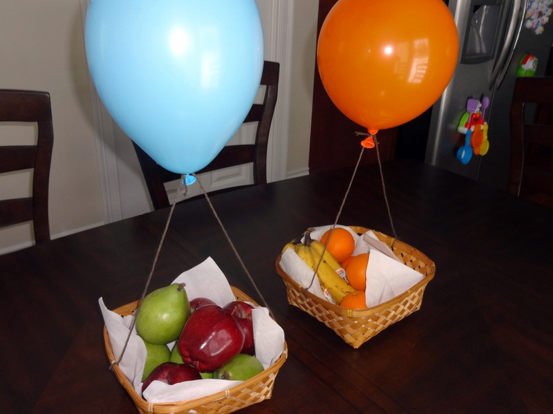 Moms Tot School Hot Air Balloon Birthday Party