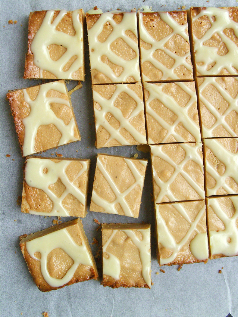 Nougat Cream Cookie Slices nougat cookie bars squares