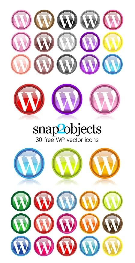 20+ free wordpress icons set download