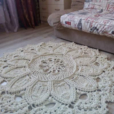 Mon premier Crochet-CROCHET à TAPIS Carpet-free-patterns