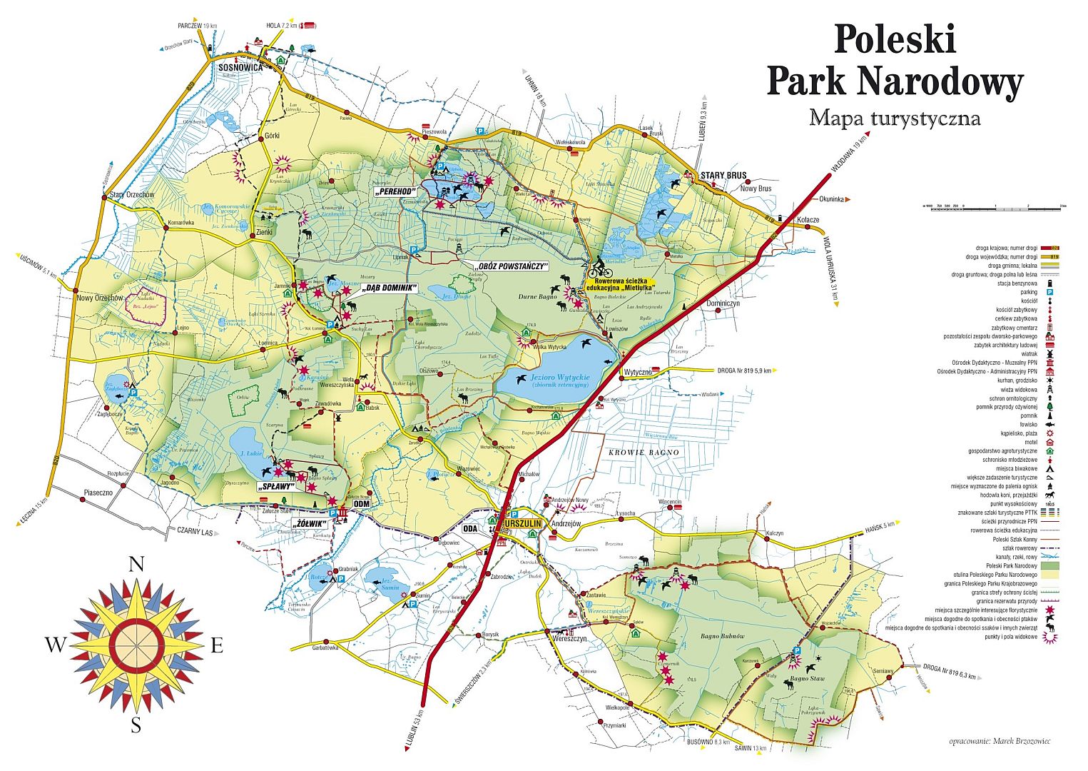 Roztoczański Park Narodowy Położenie Parku Kraina Geograficzna Część Polski Wuj Tom w podróży: września 2015