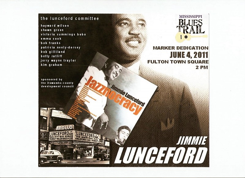 W.E. A.L.L. B.E. Jazz Great Jimmie Lunceford Gets Blues Trial Marker