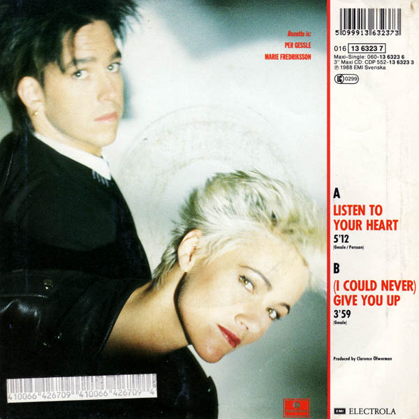 Vinyl-Video: Roxette - Listen To Your Heart [1988]